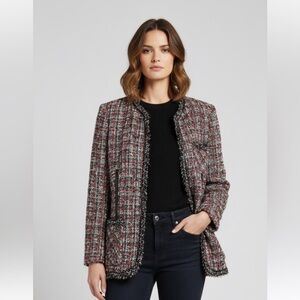 Dino Valiano  wool zip up blazer